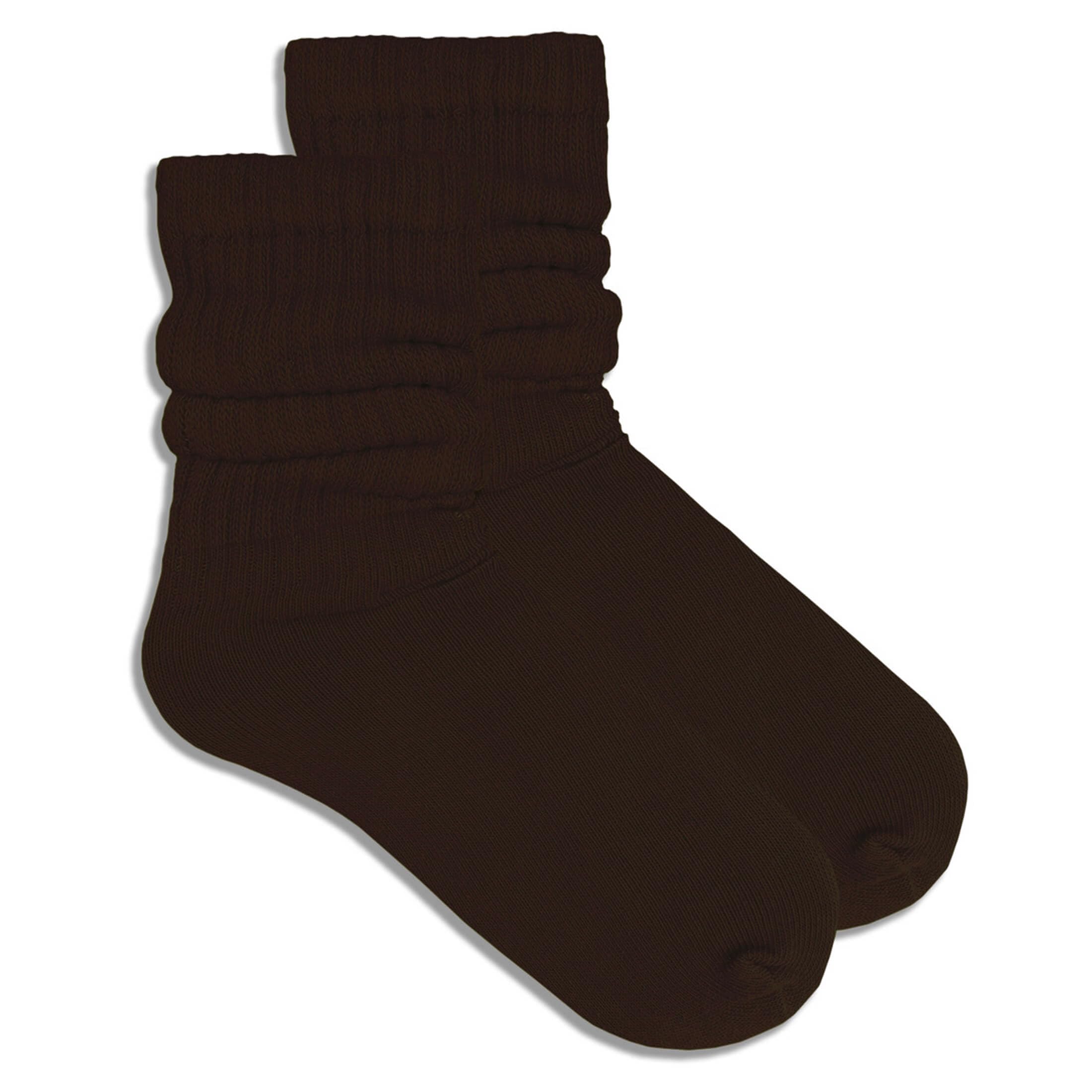 COUVER Women Cotton Scrunched Slouch Socks | 90% cotton 5% polyester 5% elastic, scrunched slouch socks, adjustable crew to knee high, retro dance, size 6 to 11