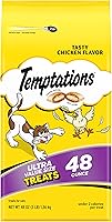 Vista 17 de Golosinas Temptations clásicas para gatos, empaque múltiple