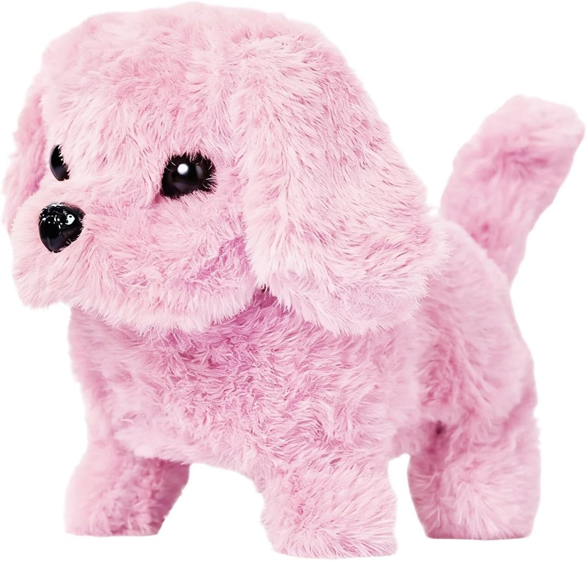 Electronic Toy Dog | Realistic Interactive - Tail Wagging Barking Electric Dog | for Boys Girls Preschoolers Children Living Room Bedroom Dorm Travel Apartment