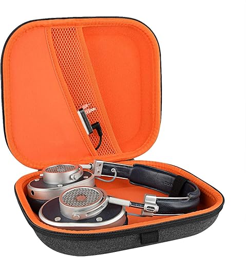 Miniatura 3 de Estuche duro para audífonos ATH-M50, M50x, ANC29, ESW10, WS77, AKG K545, K619, K167, SONY MDR-XB950, MDR-XB920, MDR-XB900 y más, funda de viaje Tela