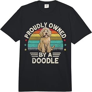 Mini Goldendoodle Harness Pet for Sale Mini Golden Doodle Comfort Colors Adult Heavyweight T-Shirt