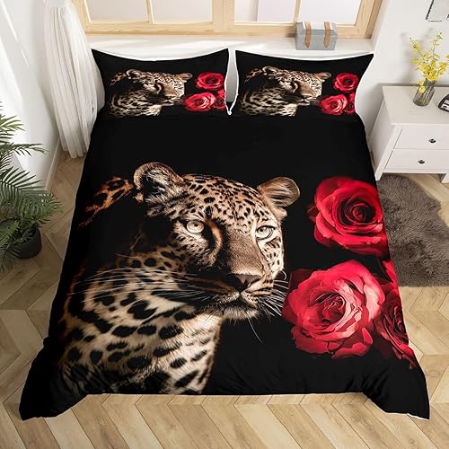 Miniatura 38 de Lindo juego de ropa de cama con dinosaurios, juego de funda de edredón con dibujos animados de cactus, funda de edredón decorativa, funda de edredón