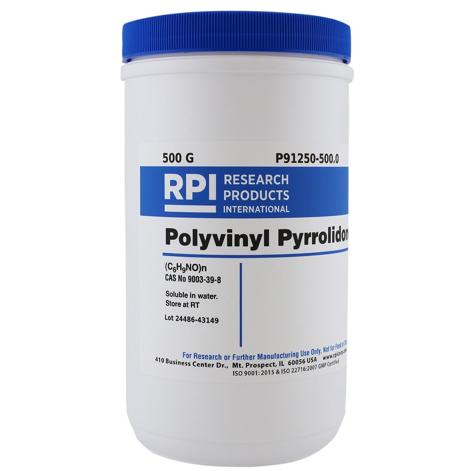 Polyvinylpyrrolidone, 500 Grams