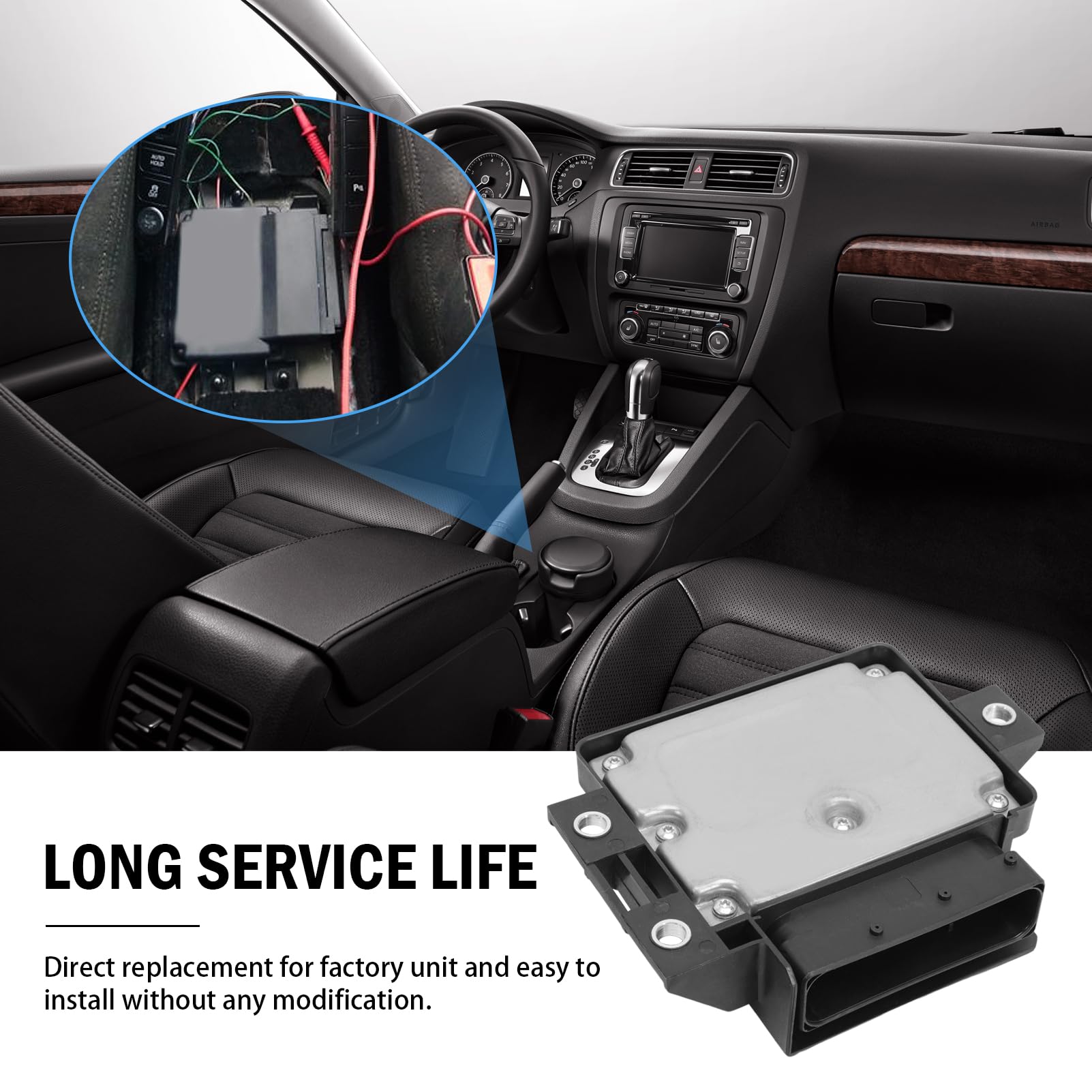 Steuergerät Feststellbremse für VW Passat B6 B7 CC Tiguan Sharan Audi Q3 SEAT ALHAMBRA 3AA907801J Steuermodul Handbremse Steuereinheit Steuerung Modul