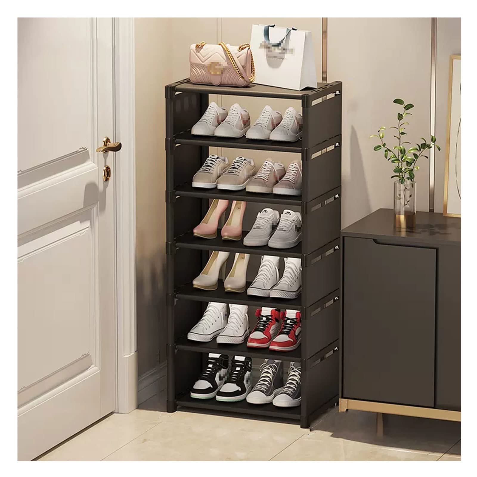 Petit meuble à chaussures pour petit espace et rangement placard compact