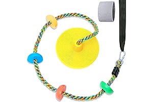 Yellow Disc Swing for Kids