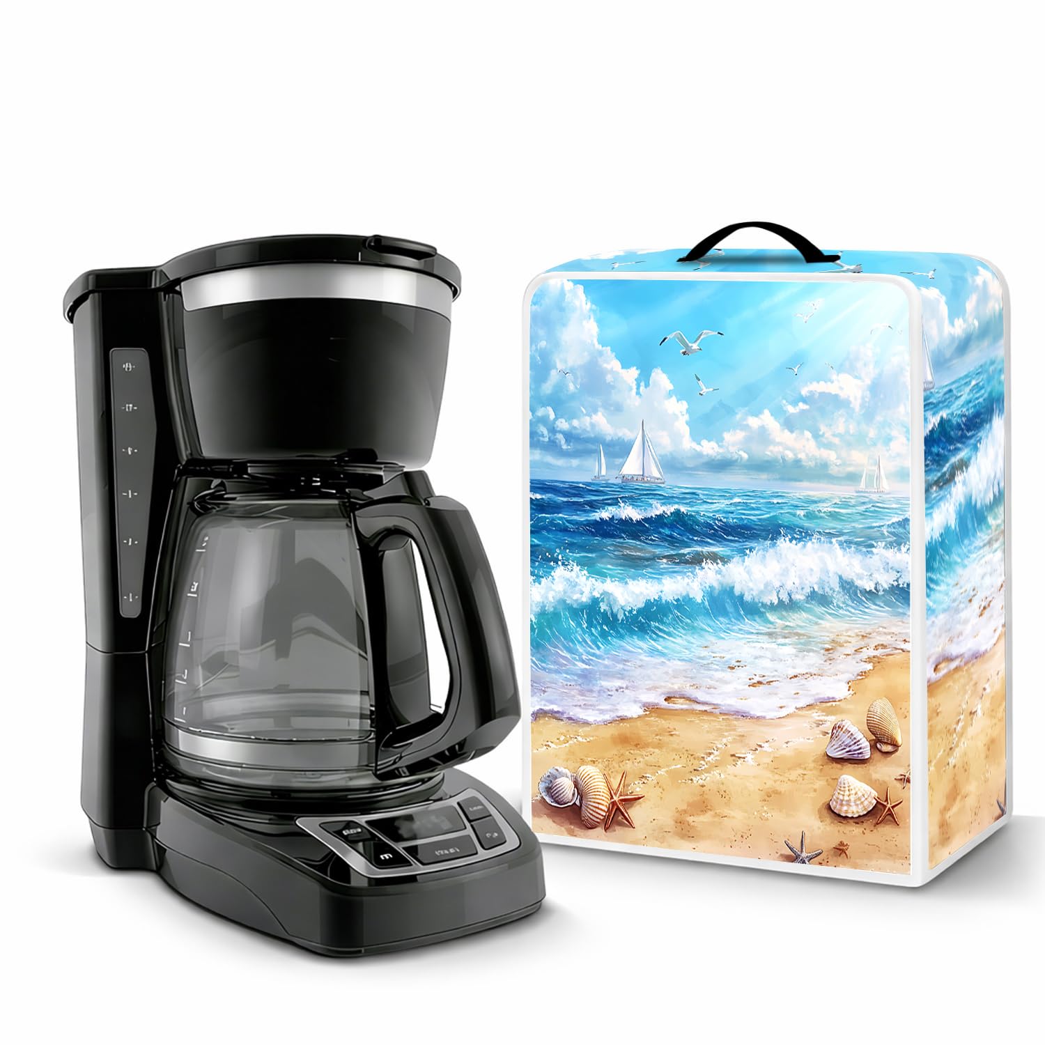 Coffee Maker Cover – Reusable Dustproof Appliance Cover, Suitable for Blender, Juicer and Countertop Kitchen Appliances