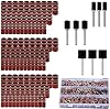 338pcs Sanding Drum Kit with Free Box fits Dremel Includes Rubber Drum Mandrels - 1/2, 3/8 & 1/4