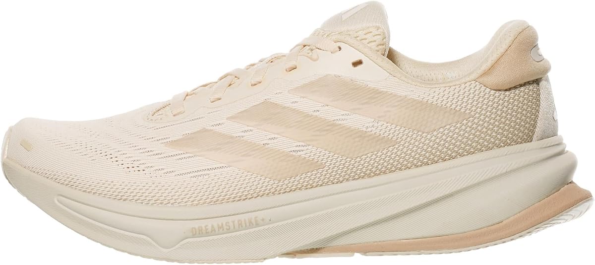 Womens, Supernova Rise 2 Running Shoes, Wonder White/Wonder White/Wonder Beige, 7, B - Medium