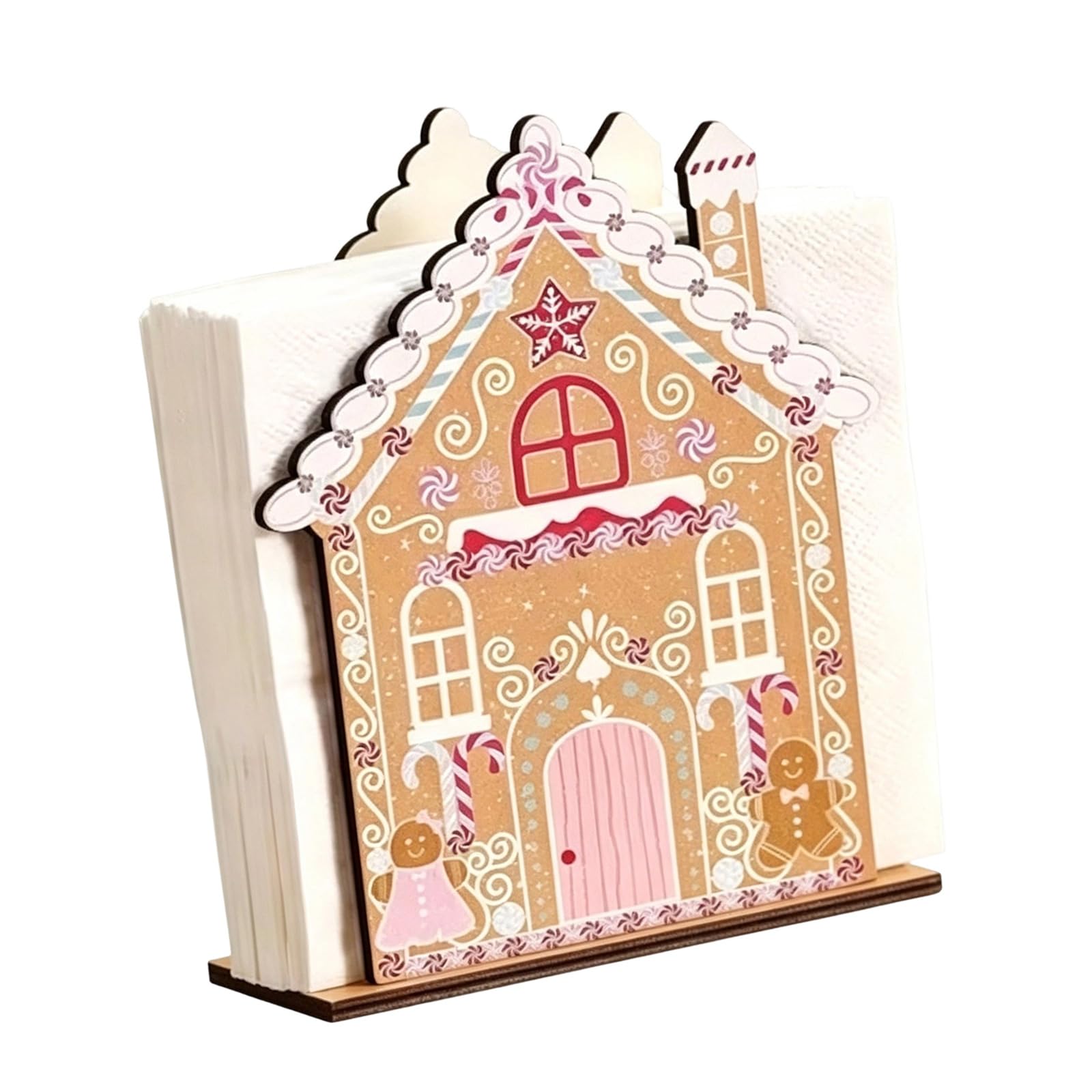 Zxfdsfdbnm Fascinating Animal Patterned Napkin Organizer in Wood Materials Restaurant Tissue Container Hollow Carved Tissue Holder for Tabletop Display Holiday Themed Box