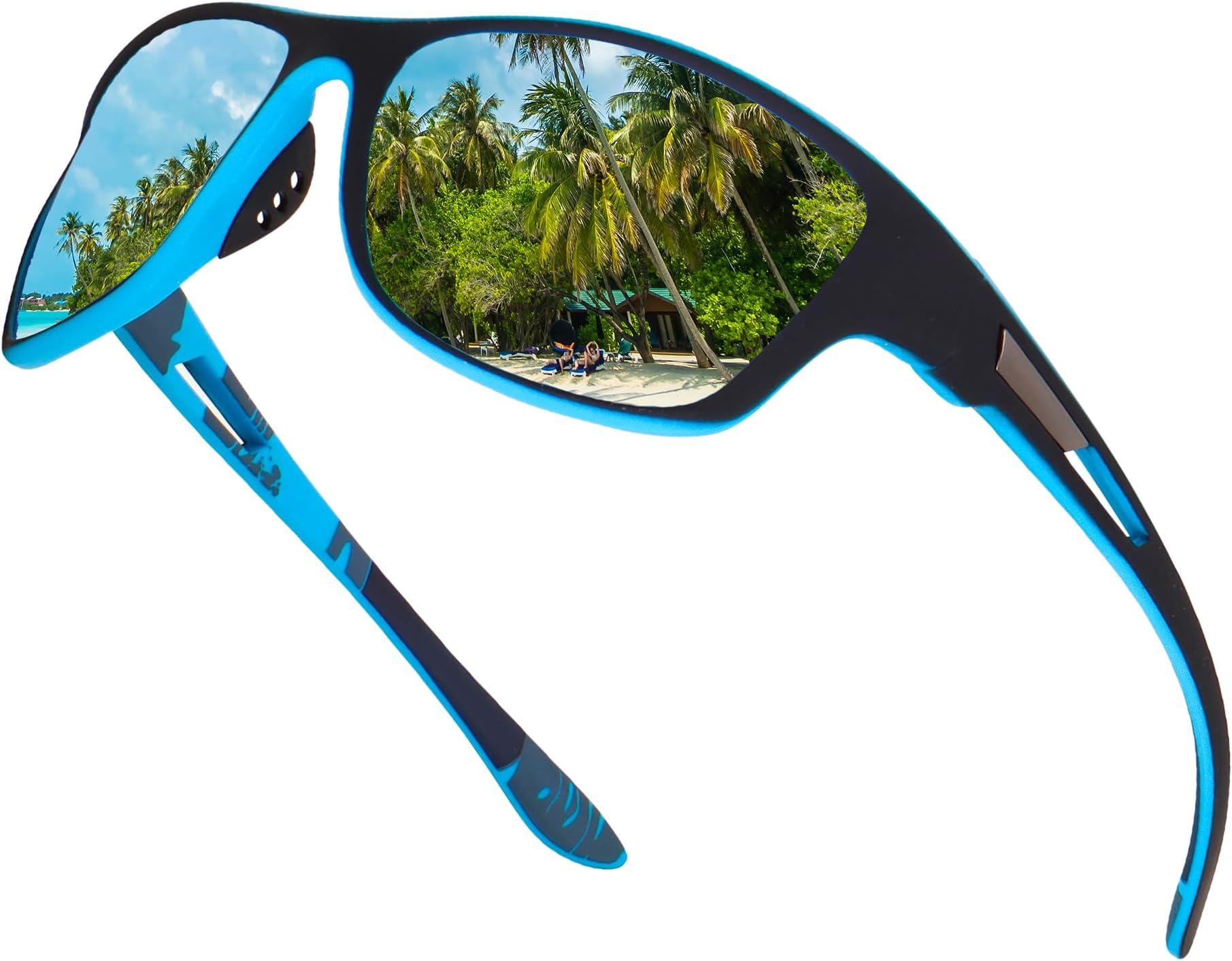 UV Protected Polarized Sports Sunglasses for Men Driving Cycling Fishing Cricket Sunglasses