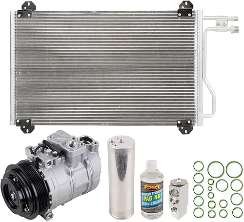 Kit de A/C con compresor de CA primario condensador y secador para Dodge Freightliner y Mercedes Sprinter Van 2002 2003 2004 2005 - BuyAutoParts