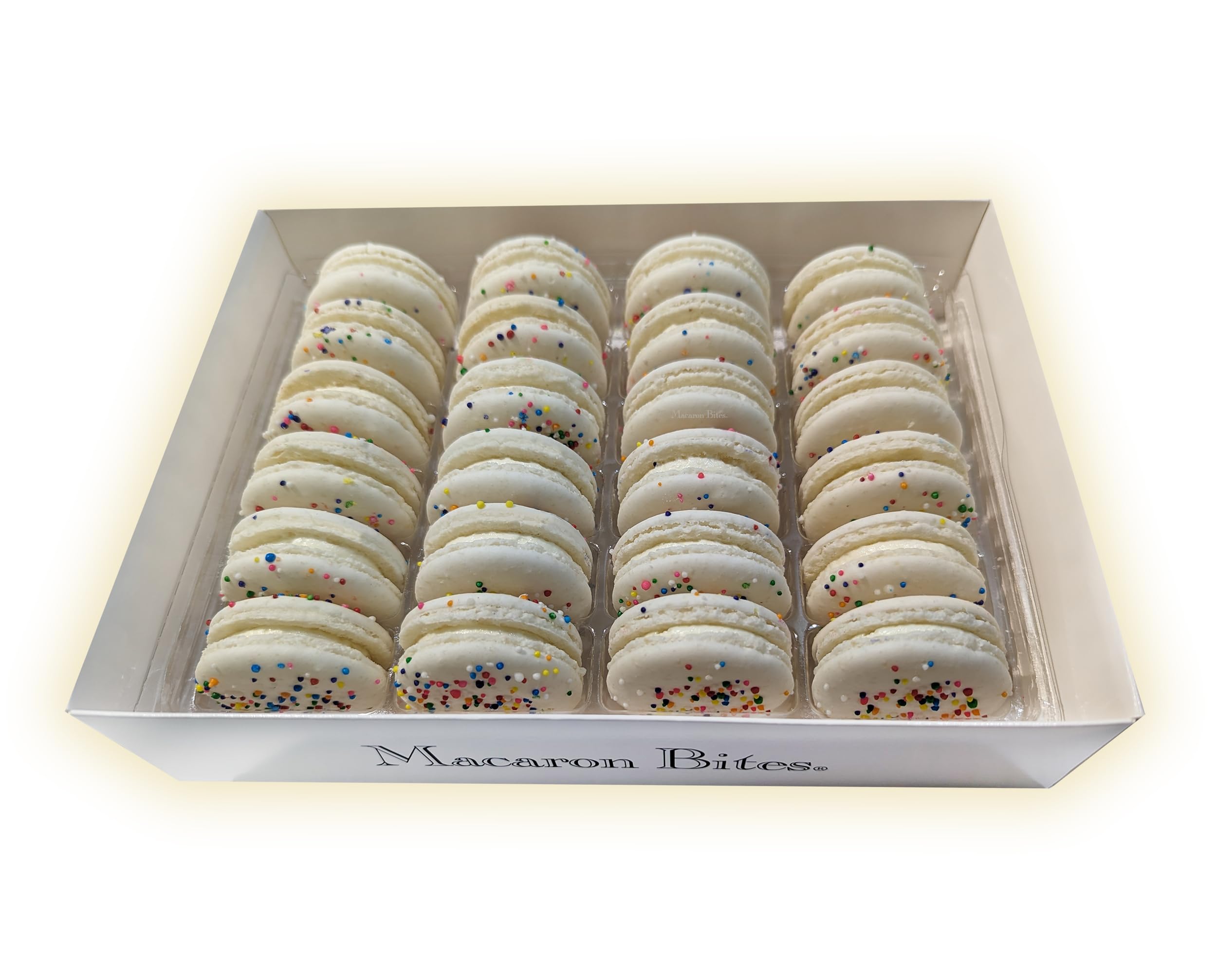 Macaron - Cake Batter French Macaron Cookies Gift Box - 24 Count
