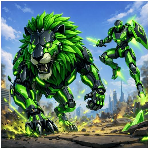 Furious Lion Robot Angriffssimulator - Lion Robot Shooting 3D-Spiele - Wild Lion Robot Transform Simulationsspiele 2020