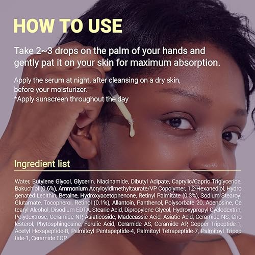 Miniatura 8 de ISNTREE Hyper Retinol EX 1.0 Serum 0.7 fl oz | 5 péptidos | 5 Cermaides | Ayuda a reducir las líneas finas
