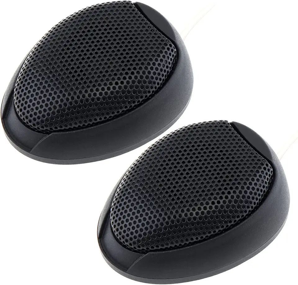 Alto-falantes de Tweeter de Cúpula de Alta Eficiência ， 2pcs 1000w de áudio de Carro Com Crossover Interno para Instalação Instantânea Se Encaixa Em Qualquer Lugar