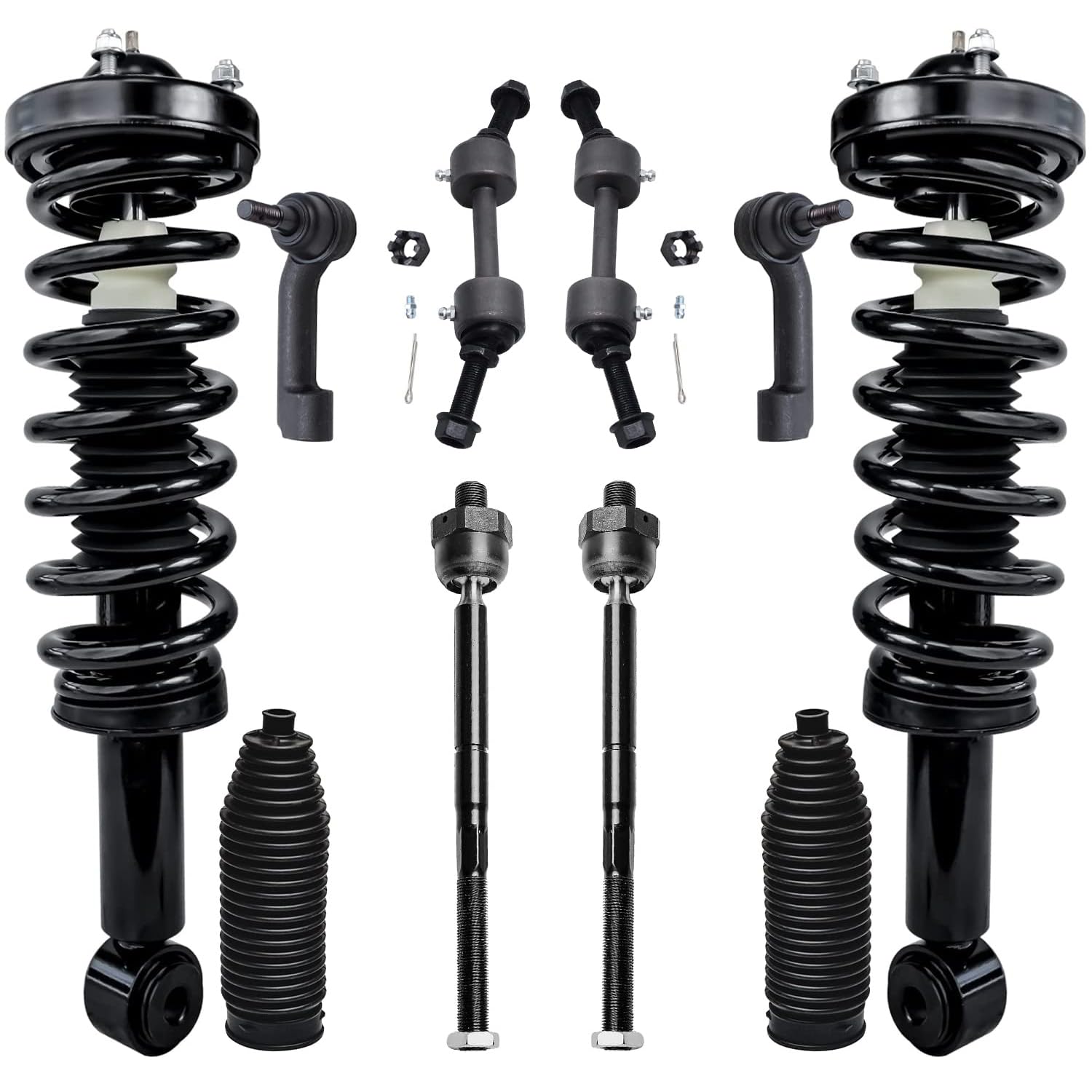 Detroit Axle - 2WD 10pc Front Suspension Kit for 09-13 Ford F-150