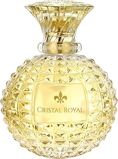 Princesse Marina de Bourbon Cristal Royal Eau de Parfum Fragrance for Women - Opens with Pear, Blackcurrant and Bergamot - Blended with Jasmine - For Glamourous and Royal Ladies - 3.4 oz
