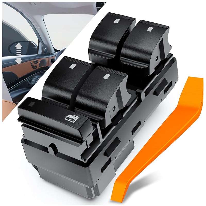 Interruptor mestre do vidro elétrico Nilight para Silverado 2007–2013 – 6 pinos + 8 pinos