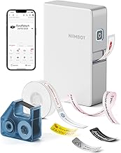 NIIMBOT N1 Label Printer, B18 Upgrade Self-Adhesive Labelling Device, Portable Thermal Transfer Label Printer, Colour Printing Labels, Supports Printing of Gift Ribbons