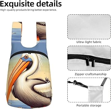 16L Ultra Hiking Backpack Lightweight Packable Backpack Pelican Birds Foldable Daypack for Men & Women