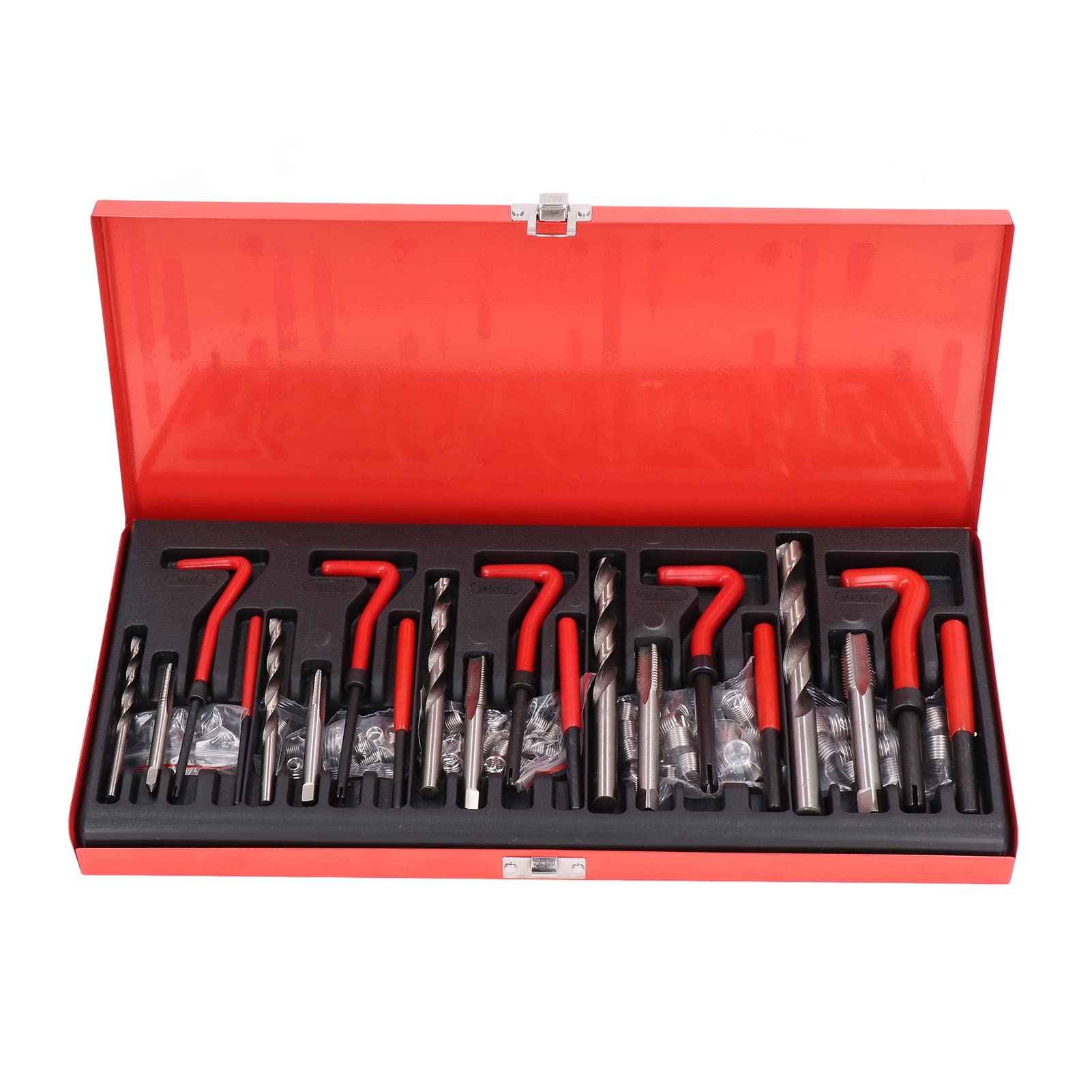 Forage pour M5 M6 M8 M10 M12 et insert en spirale contre l'usure de fil femelle