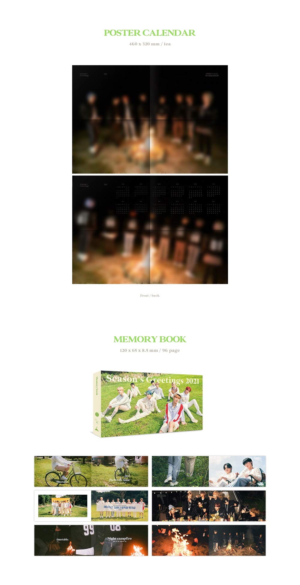 KQ Entertainment ATEEZ - ATEEZ 2021 Season's Greetings + Extra KQ Entertainment ATEEZ - ATEEZ 2021 Season's Greetings + Extra