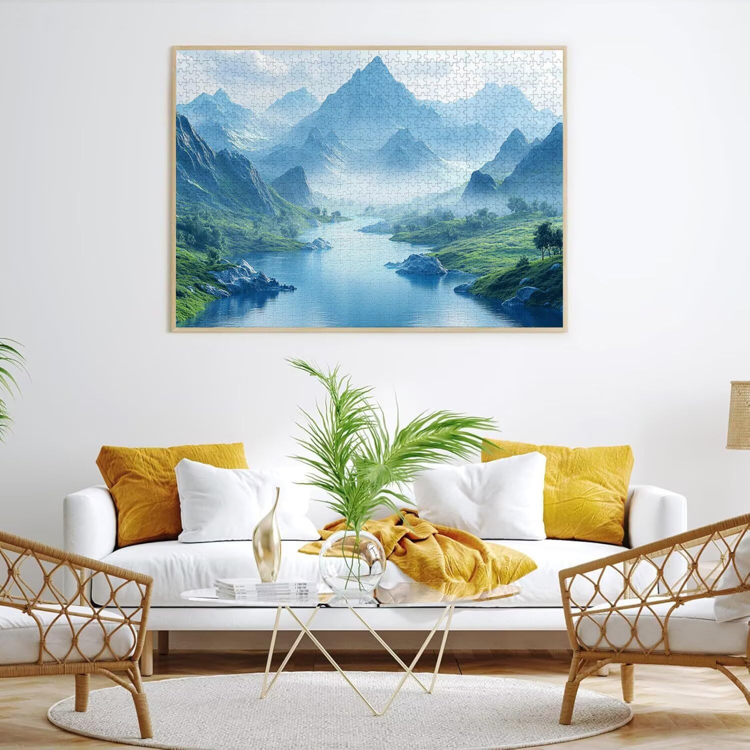 Puzzle 1500 Pezzi montagna Puzzle Legno Vista, n-711