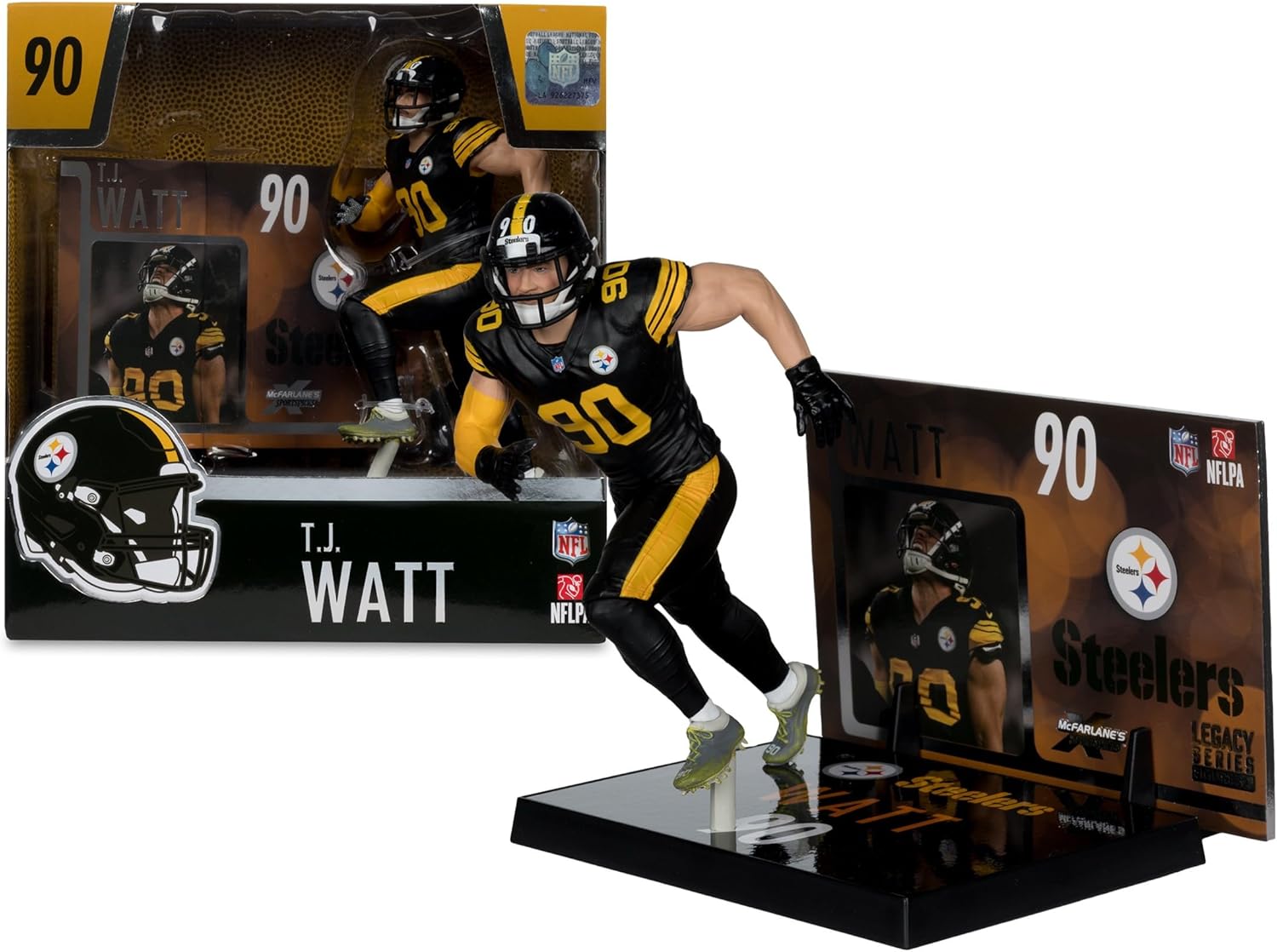 T.J. Watt (Pittsburgh Steelers) NFL 7" Figure McFarlane