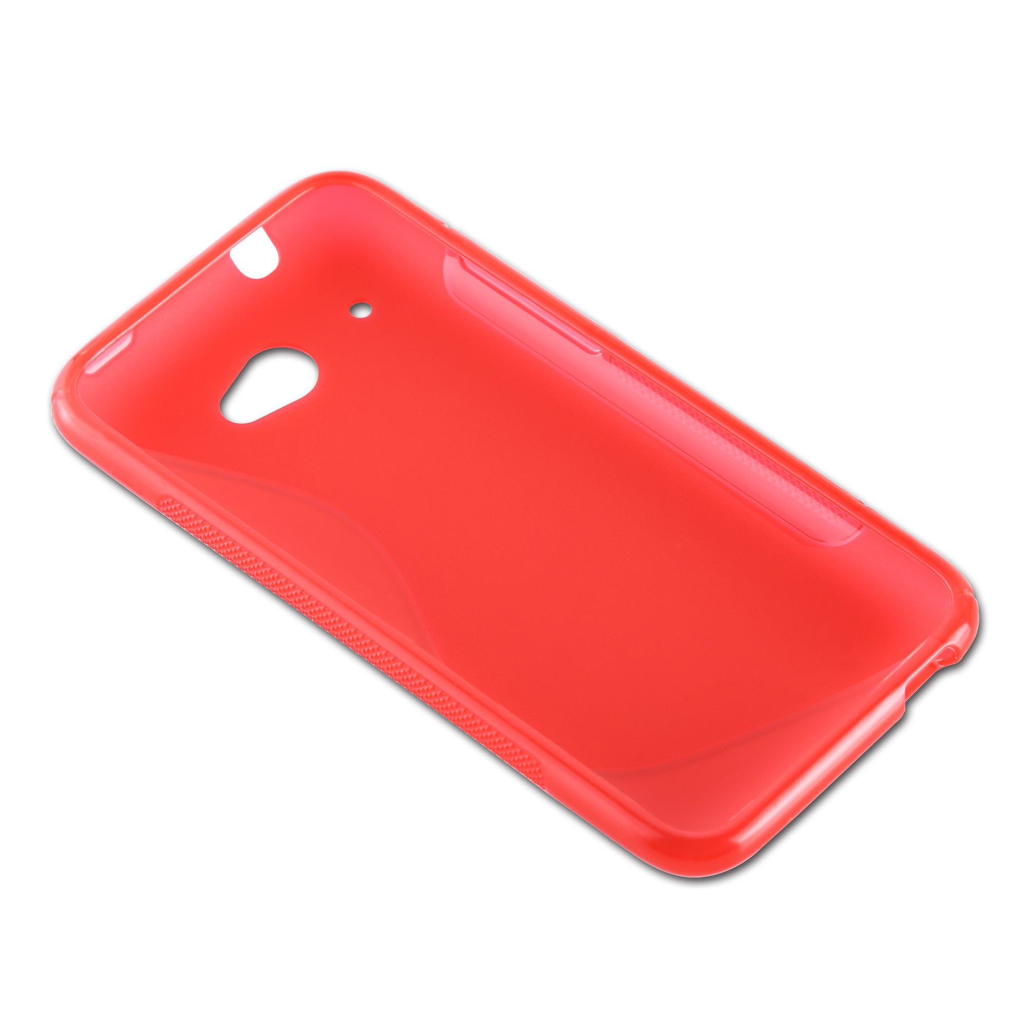Cadorabo Custodia Rossa per HTC Desire 820: Cover Silicone TPU Morbida