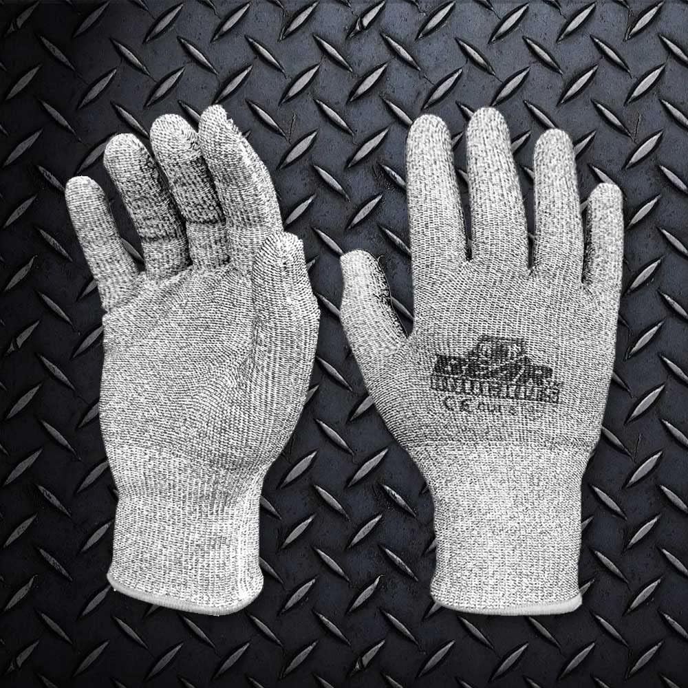 Bear Knuckles | Safety Work Glove Liners | Durable Woven Fabric | Level 5 Cut Resistant | Pre-Curved Finger Design | C5000