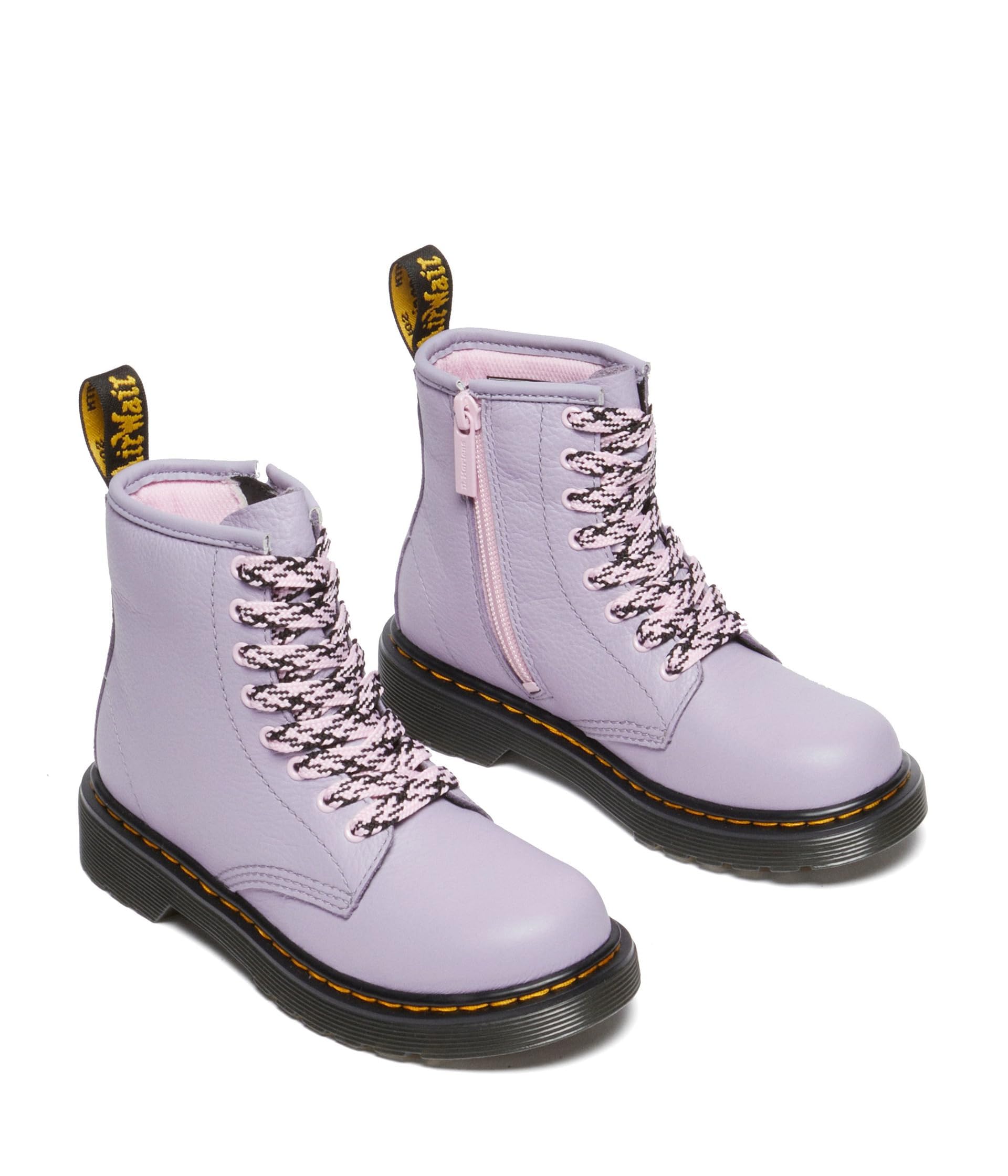 Dr. Martens Kids Unisex 1460 J (Little Kid/Big Kid) Frosted Lavender, 3 Little Kid Medium