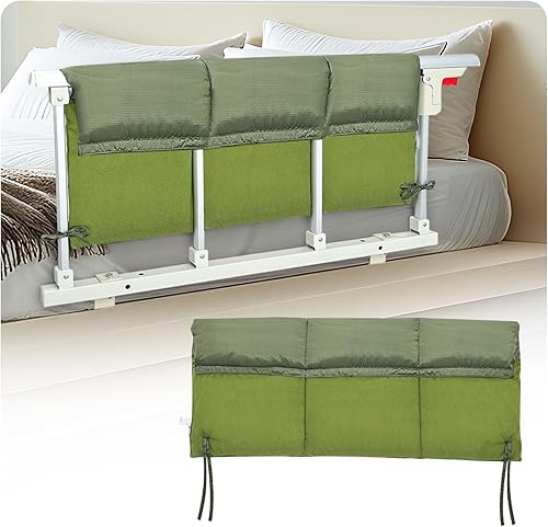 Almohadillas para rieles de cama para adultos mayores, cubierta de rieles de hospital, cubierta de barandilla de cama tamaño matrimonial,