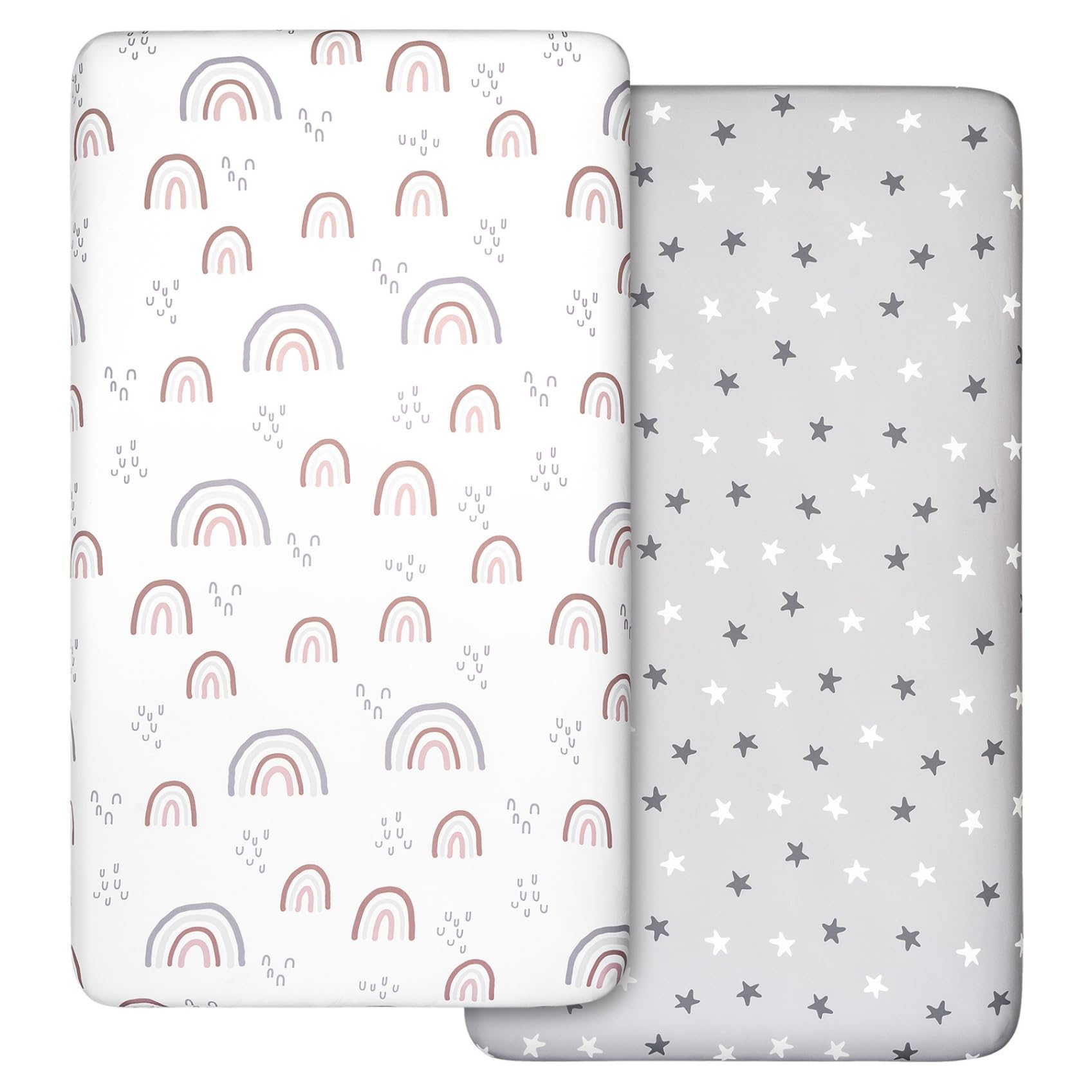 Drap housse mini berceau NIDONE en maille douce haut de gamme