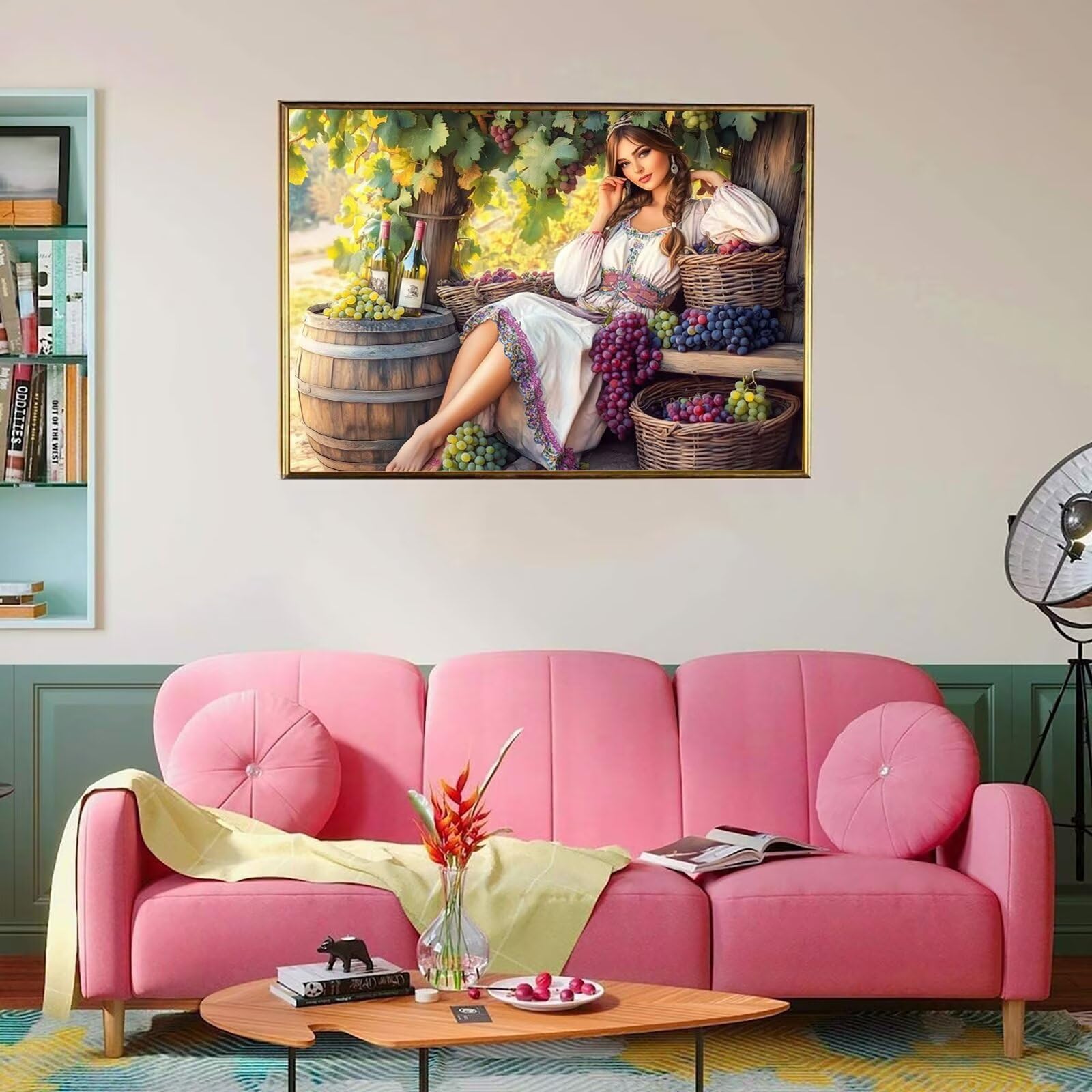 Piękno puzzle 1500 elementów, trudne puzzle, drewniane puzzle dla całej rodziny, zestaw "zrób to sam" dla dorosłych, nadają się jako dekoracja ścienna, prezenty dla kobiet, temat: gospodarstwo rolne
