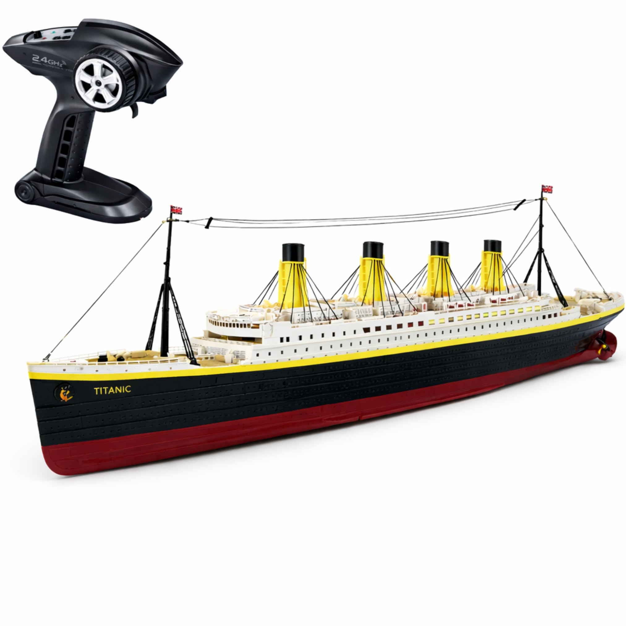 タイタニック号 1/325 船 ラジコン RC TITANIC 船舶 ライト付き Amazon.com: Liberty Imports 1/325 Scale RC Titanic Boat 32 Inch