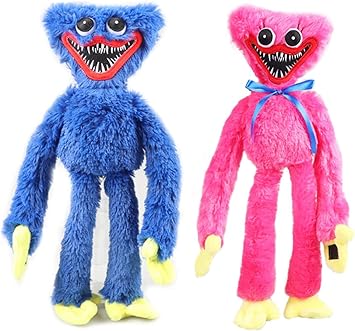 Amazon Yarui ハギーワギーぬいぐるみ Poppy Playtime ポピープレイタイムタイムゲームおもちゃ 漫画のキャラクター 柔らかい 怖くて面白い ホラー人形 男の子女の子誕生日クリスマスギフト A Type ブルー 40cm ぬいぐるみ おもちゃ