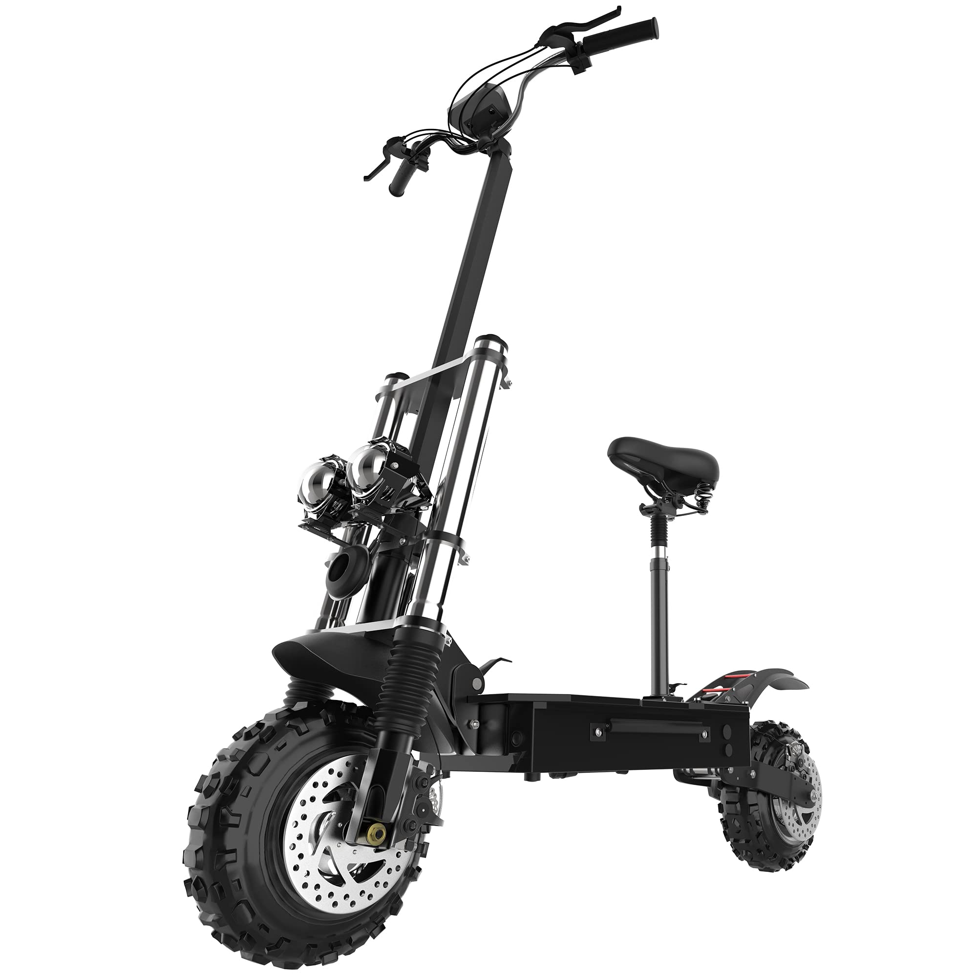 X60 Electric Scooter with Seat for Adults 50 MPH Max Speed 50 Miles Long Range 11 Inch Off-Road