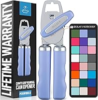 Vista 15 de Zulay Kitchen Abrelatas manual con abrebotellas con perilla giratoria