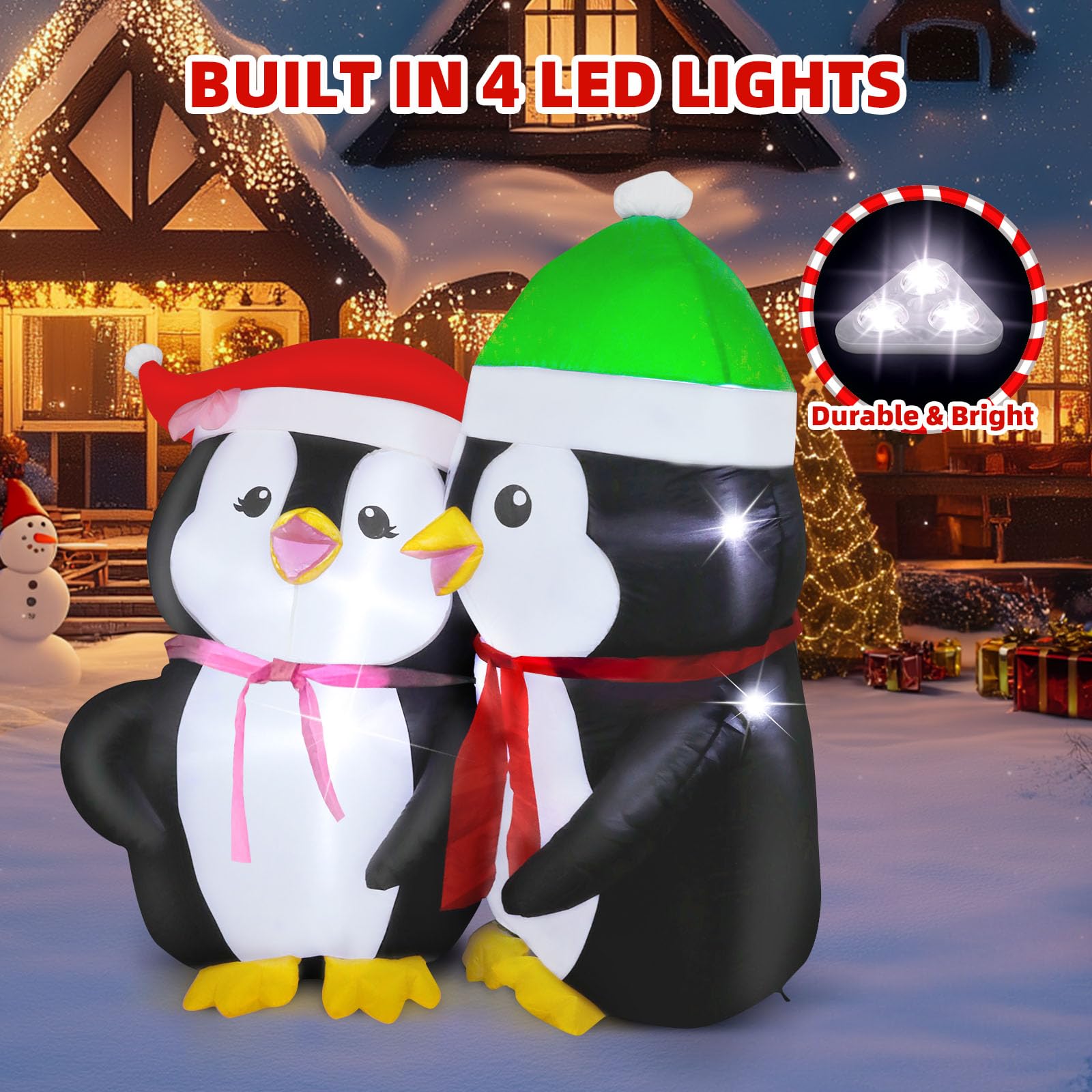 Bluefeel DoogDoong ミニ加湿器【ペンギンさんの釣りとイグルー】 – Makuake STORE Ｂｈｕｕｎ 1体クリスマスインフレータブルベアペンギン釣りLEDライトアップ防水素材高効率送風機地面アンカー室内外イベントに適用