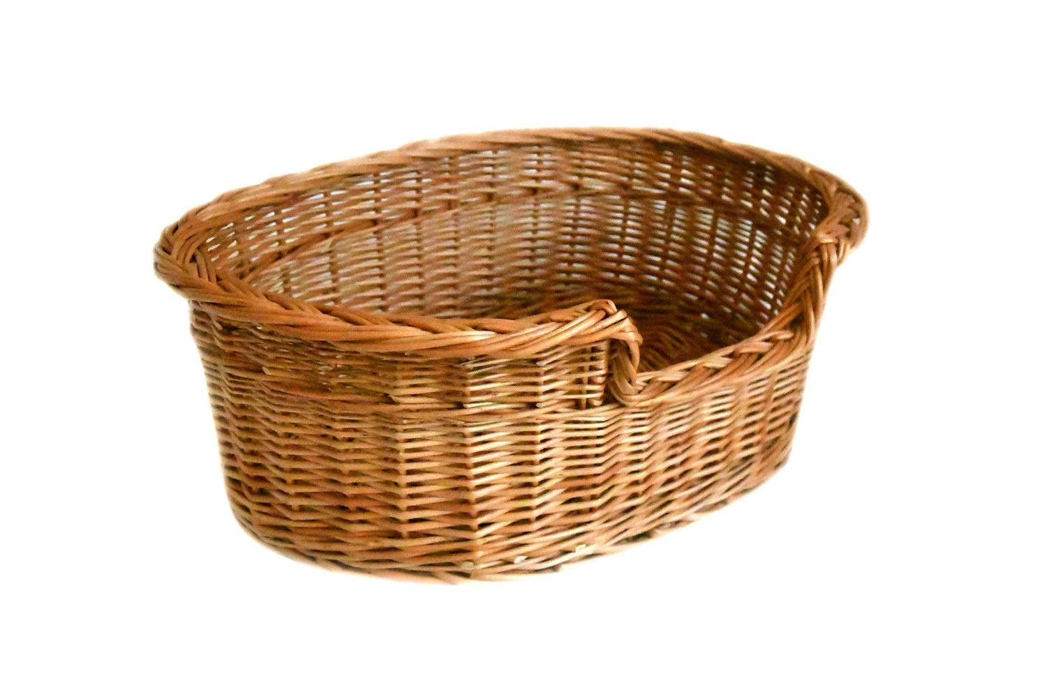 Cuccia per gatti, cuccia per cani, in vimini, cestino per animali domestici, K5-100-3 (larghezza x profondità x altezza: 50cm/34cm/16cm)