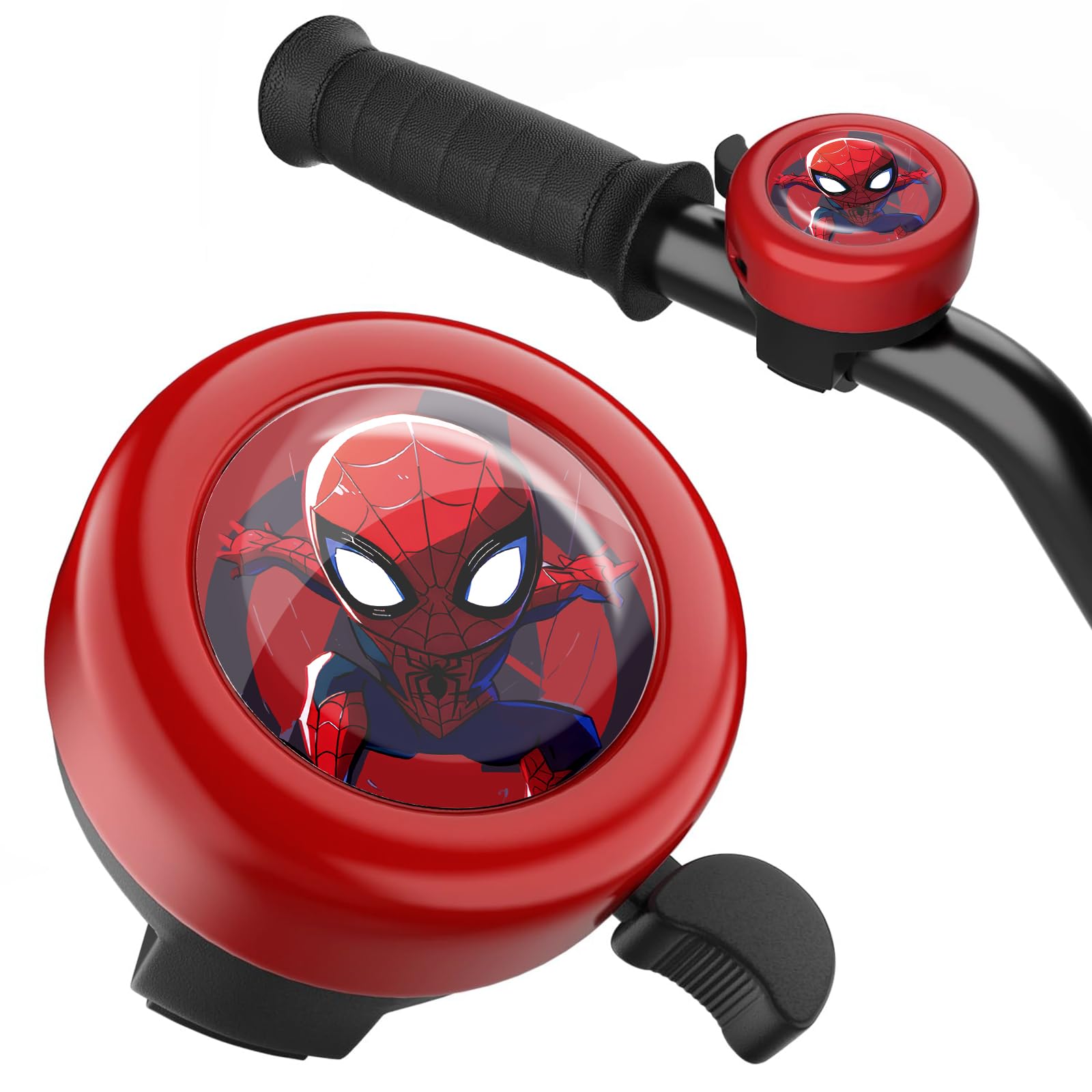 Bicycle Bike Bell for Kids - Cute Cartoon Bicycle Bell Aluminum Bike Bell with Loud Clear Sound - Universal Fit for Bikes and Scooters,Bike Accessories for Kids Girls Boys Adults