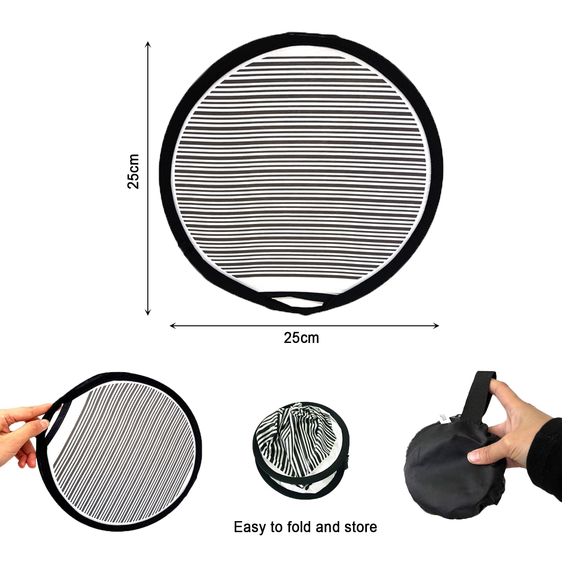2 Stück Mini Auto Dellensegel 25cm - Tragbar Klein Dellenreflektorboard für Kratzer Hagelschaden, Small Dellenreflektor