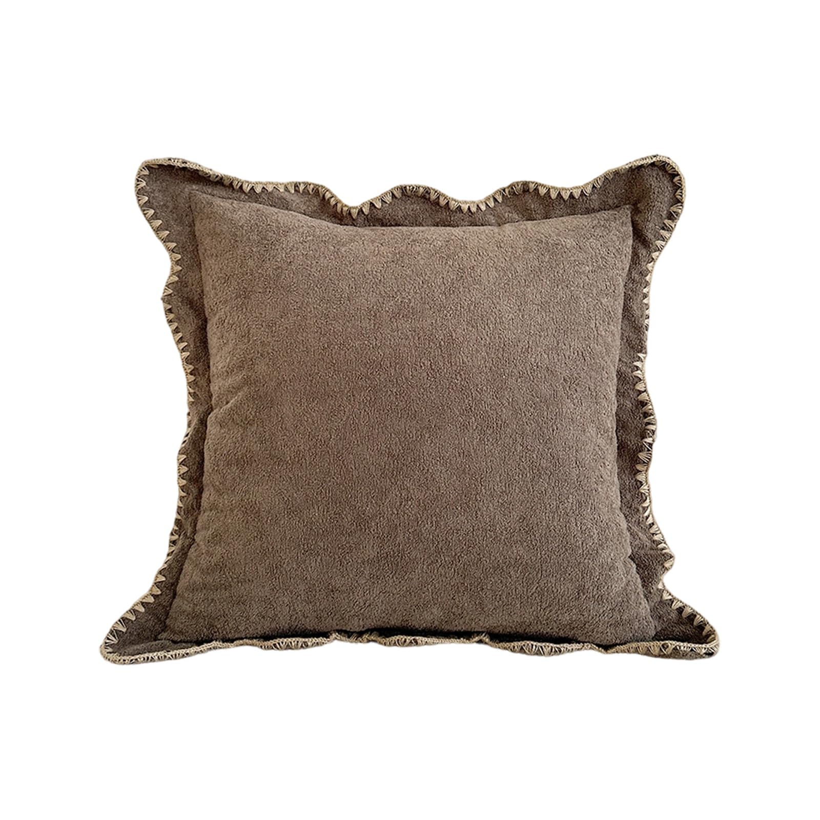 PLCPDM Cloud Plush Decorative Pillowcase with Elegant Designs Washable for Sofa Bed Cushion Sofa Cushion Cover