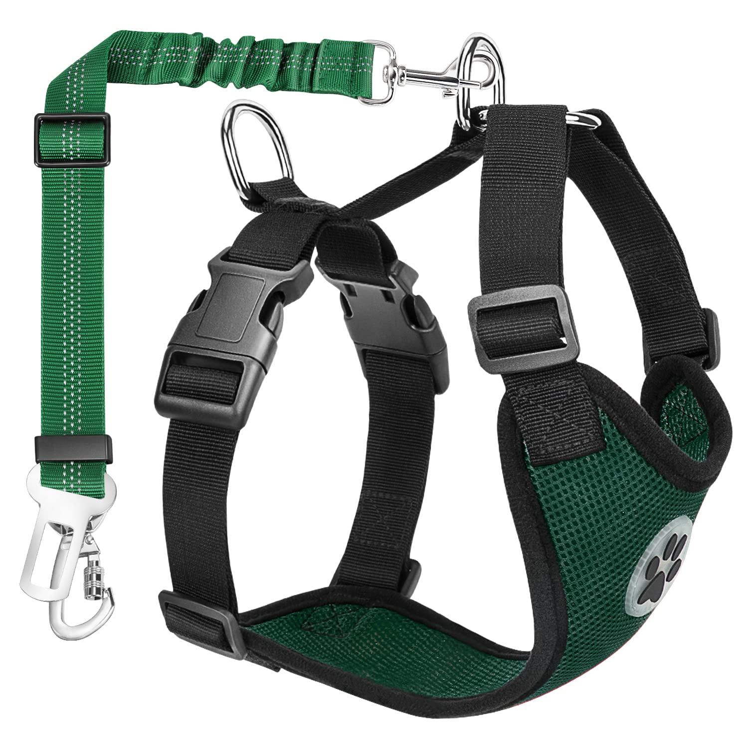 Nasjac Dog Car Harness with Seat Belts