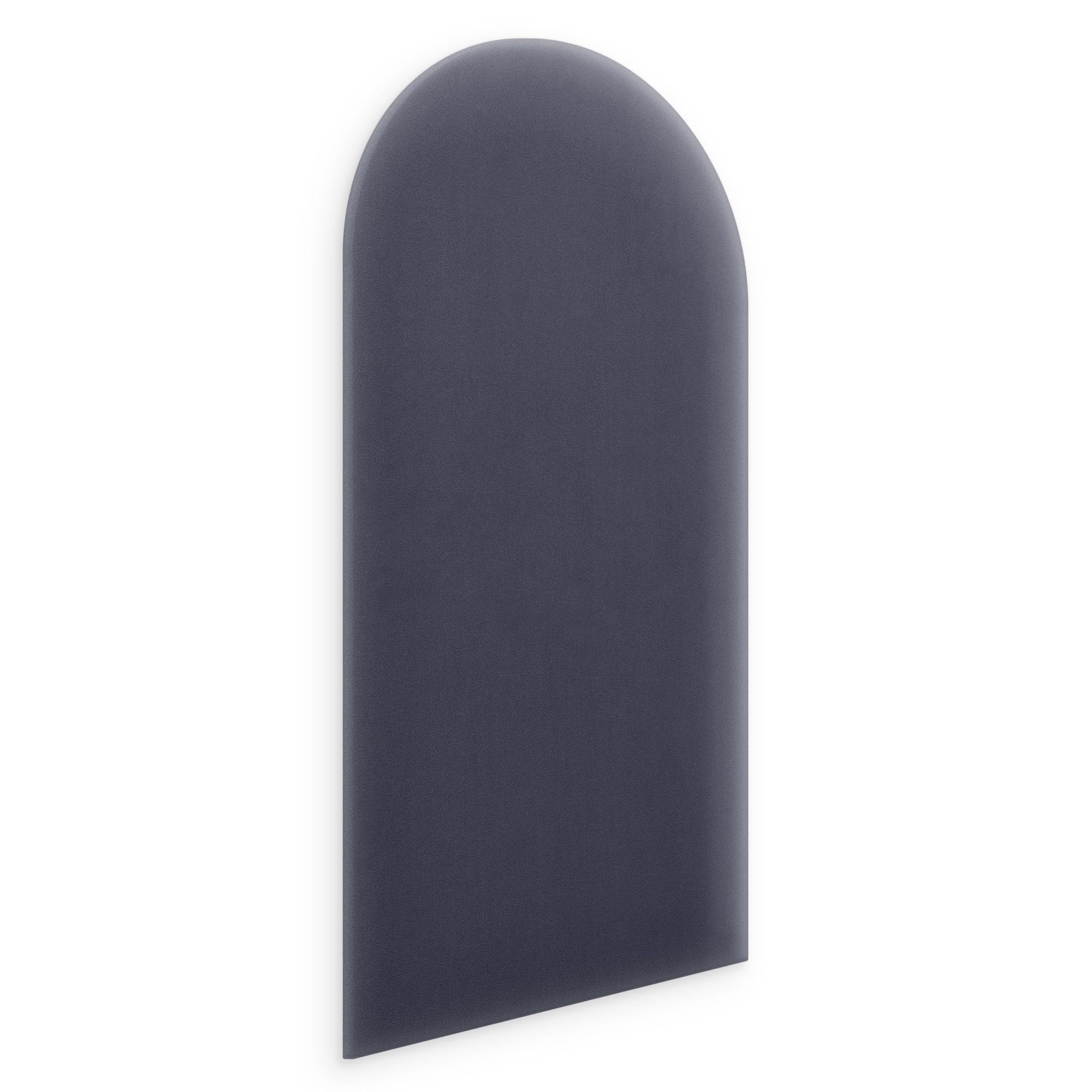 murando - Wall cushion as a headboard for a bed Oval Velvet Premium 60x30 cm - Padded wall panel wall decoration for bedroom living room children's room - lavender