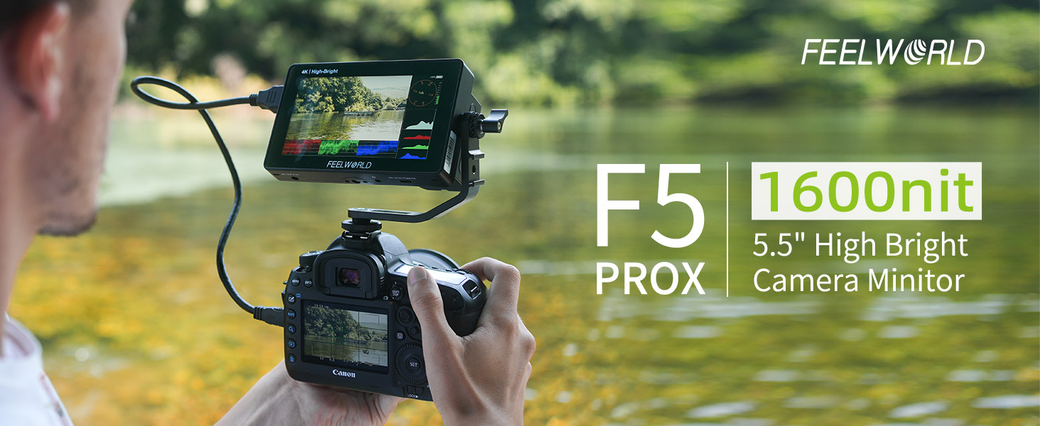 FEELWORLD F5 PROX 5.5インチ1600nit Amazon.com : FEELWORLD F5 Prox 5.5 Inch 1600nit High Bright