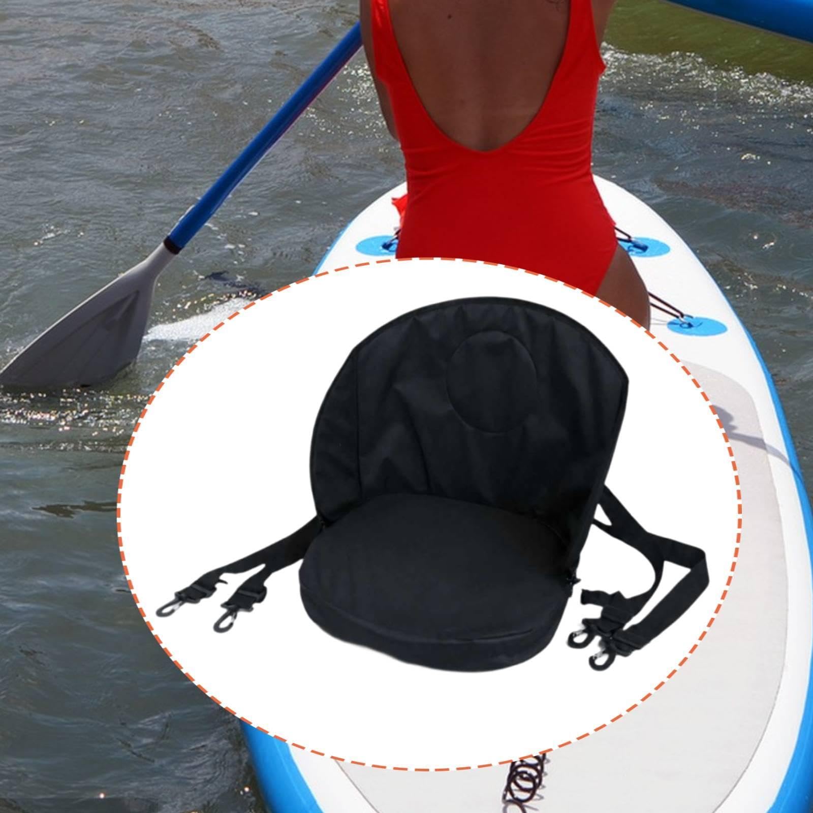 predolo Asiento Kayak/Canoa con Respaldo, Transpirable y Antideslizante, con Gancho Resistente para gradas, Rafting, Pesca, Pesca a y