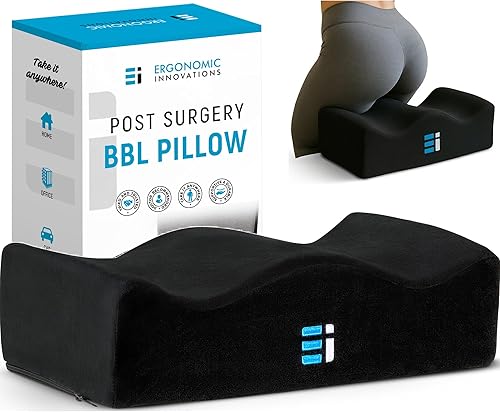 Almohada BBL Después de la Cirugía para Sentarse - Almohadón Brasileño para Levantamiento de Glúteos para Conducir y Casa, Almohada Ergonómica en