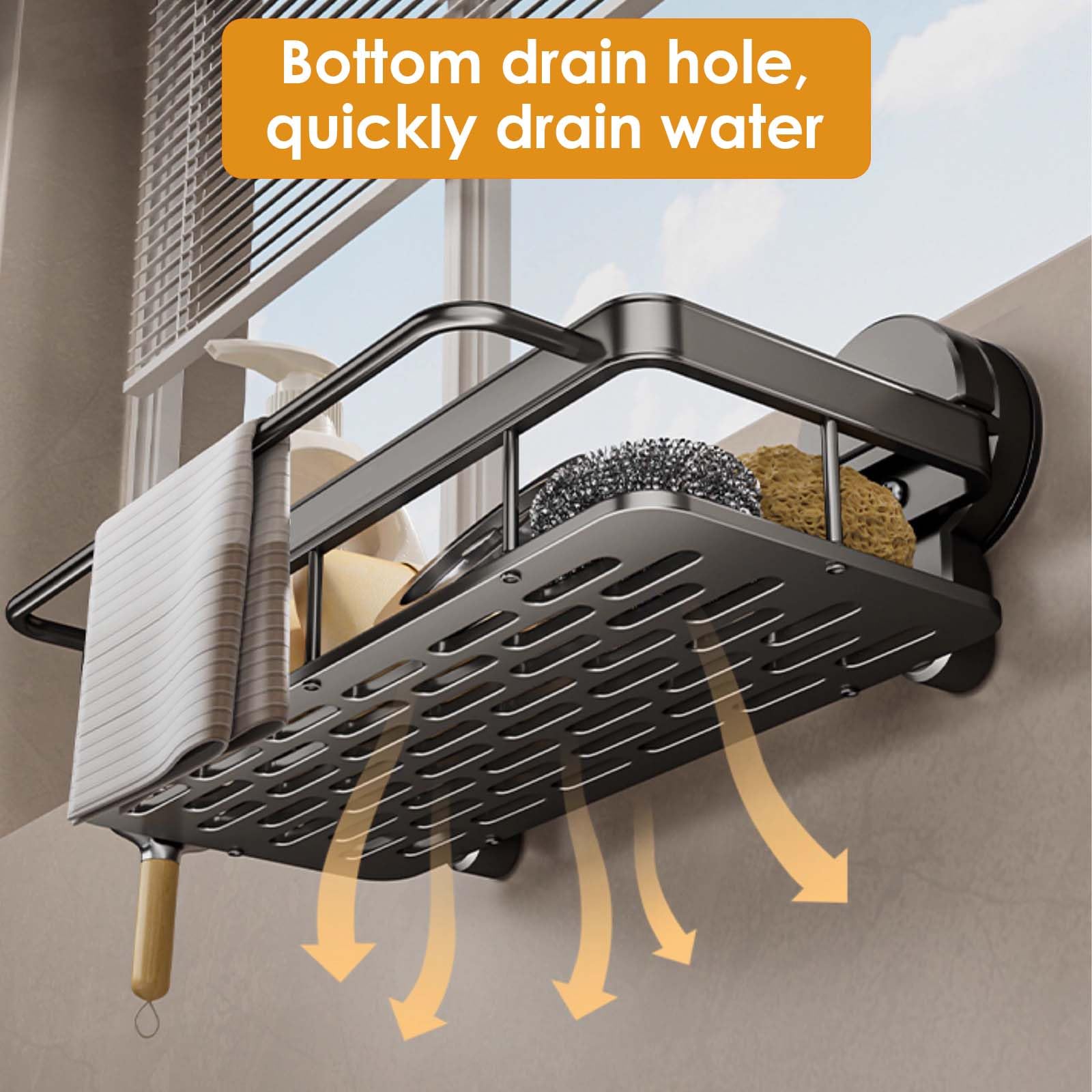 Portaspugne Per Lavello Cucina Porta Spugna Cucina Organizzatore F 952880